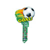 Lucky Line - B135K - Soccer Key Shapesâ„¢ - Kwikset (KW1) - 5 Pack