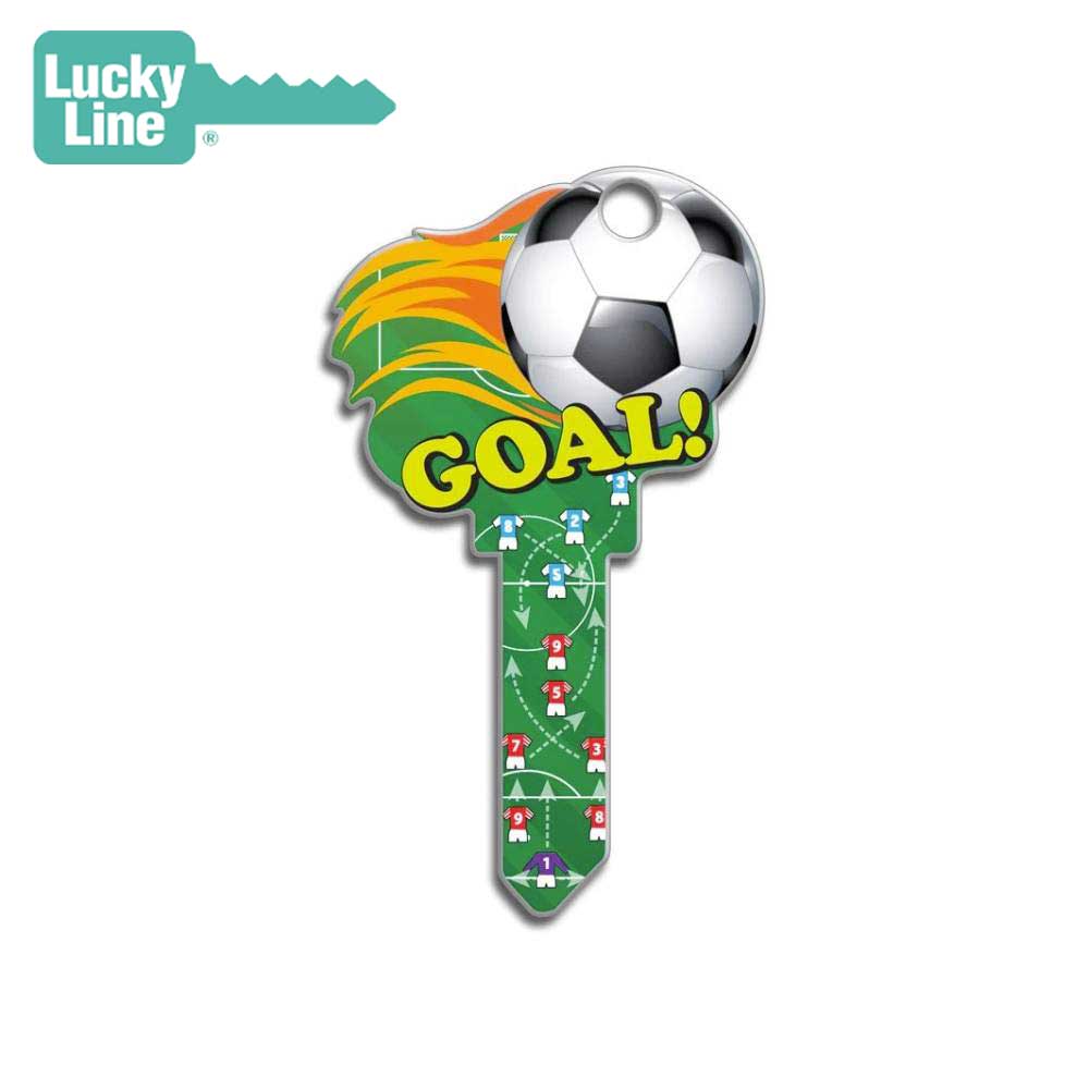 Lucky Line - B135S - Soccer Key Shapesâ„¢ - Schlage (SC1) - 5 Pack