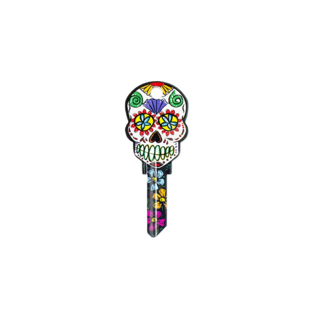 Lucky Line - B136K - Sugar Skull Key Shapesâ„¢ -  Kwikset (KW1) - 5 Pack