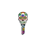 Lucky Line - B136K - Sugar Skull Key Shapesâ„¢ -  Kwikset (KW1) - 5 Pack