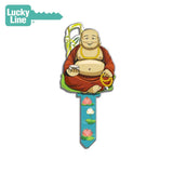 Lucky Line - B137K - Buddha Key Shapesâ„¢ - Kwikset (KW1) - 5 Pack