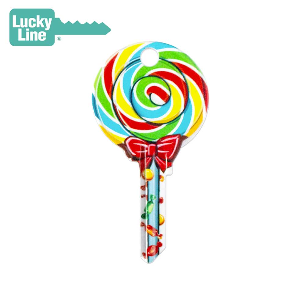 Lucky Line - B140S - Lollipop Key Shapesâ„¢ - Schlage (SC1) - 5 Pack