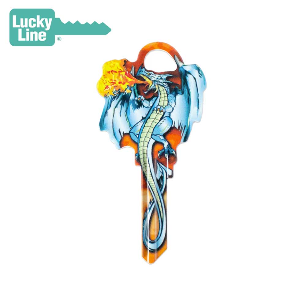 Lucky Line - B145S - Dragon Key Shapesâ„¢ - Schlage (SC1) - 5 Pack