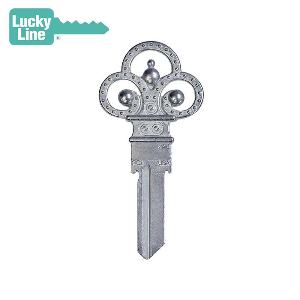 Lucky Line - B303K - Forged Skeleton Key Shapesâ„¢ - Kwikset (KW1) - 5 Pack