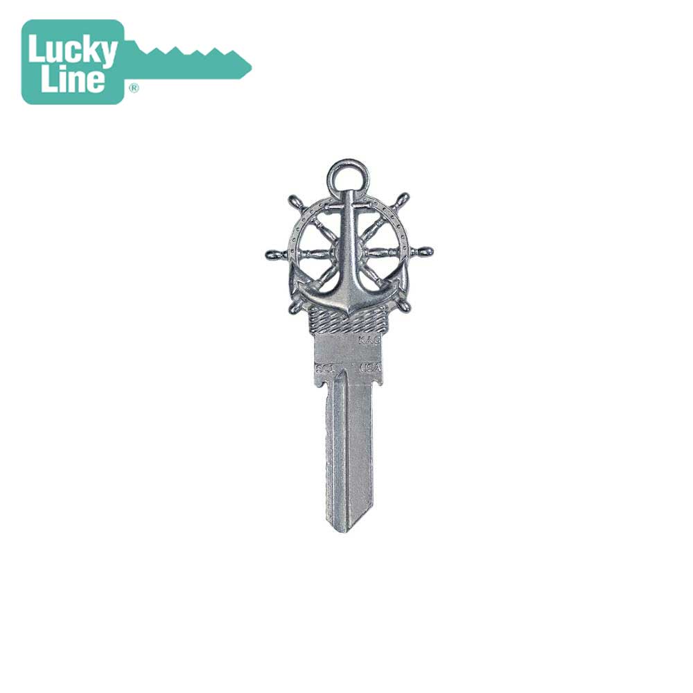 Lucky Line - B304K - Forged Anchor Key Shapesâ„¢ - Kwikset (KW1) - 5 Pack