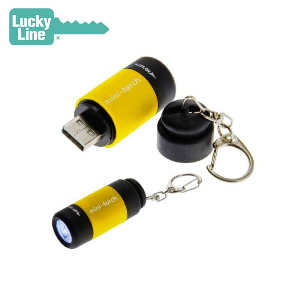 Lucky Line - U11201 - LED USB Torch Light - 1 Pack