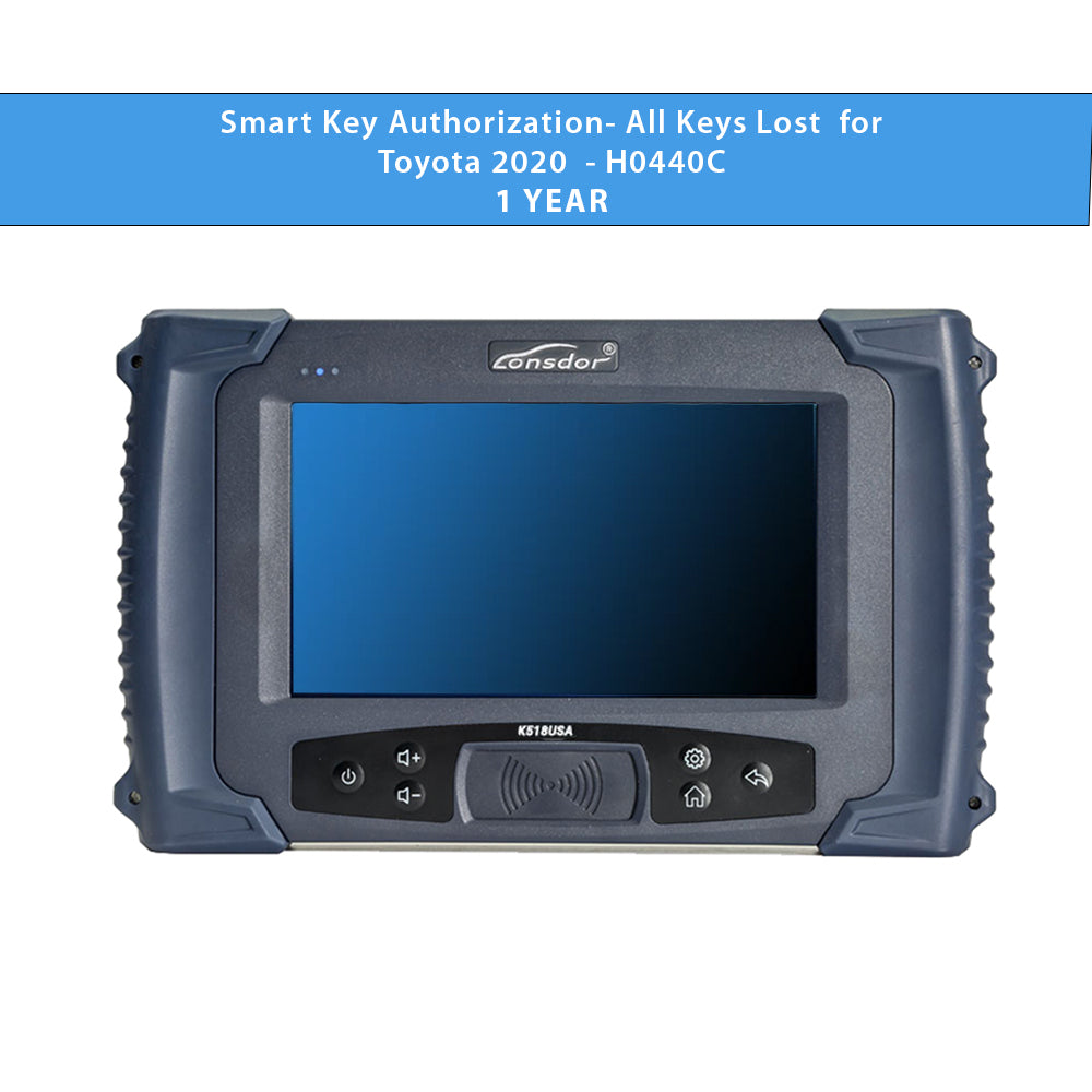 Lonsdor K518USA for 2020 Toyota - H0440C Smart Key Authorization - 1 YEAR