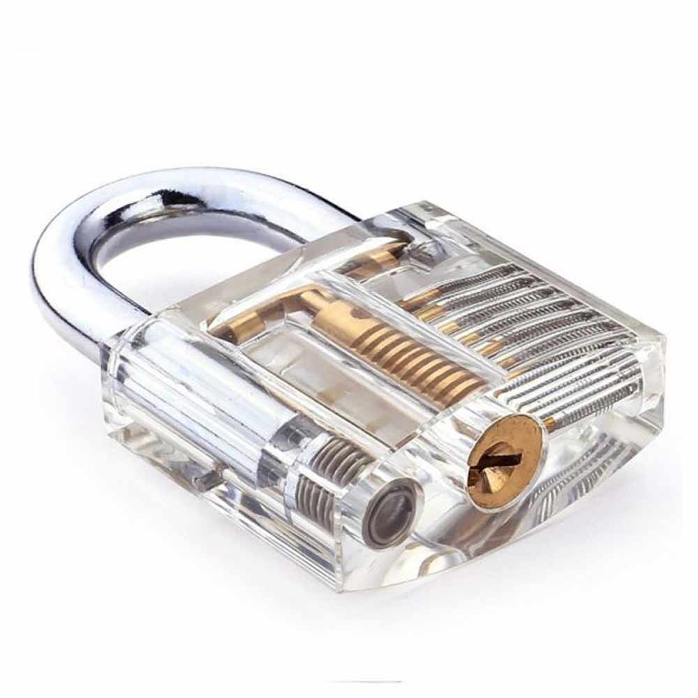 Transparent Visible Padlock Practice Lock