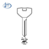 AeroLock TO-45 (Y154) Chrysler 1988-1992 Glove Box/Back Seat All Locks Try-Out Key Set 8 Keys