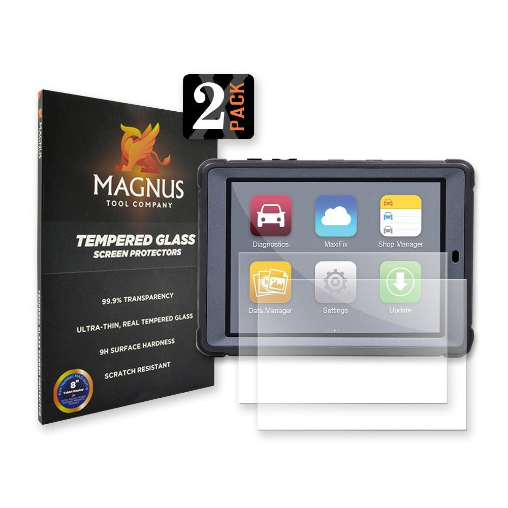 Magnus 8" Tempered Glass Screen Protector for Autel MaxiSys Mini MS905