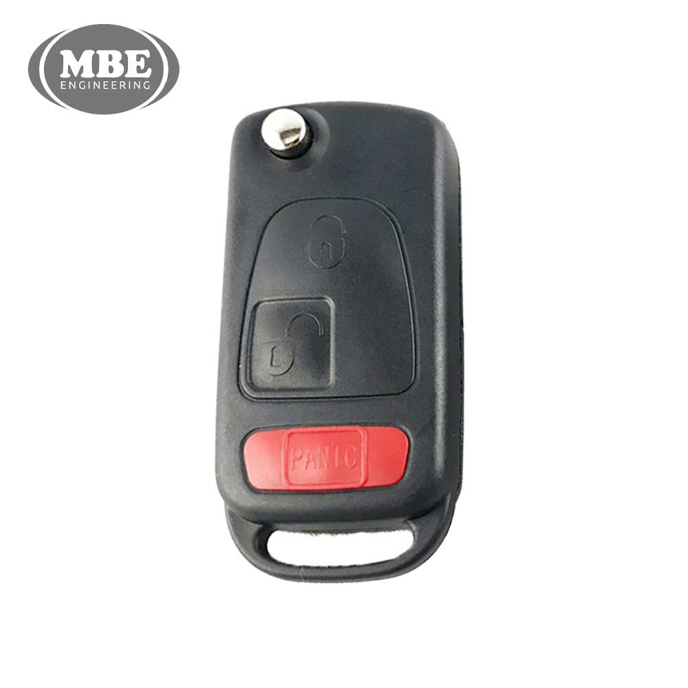 MBE PCF7935 Crossfire 3 buttons flip key (HU64) for Mercedes SLK Chrysler Crossfire (KR55 Key Maker)