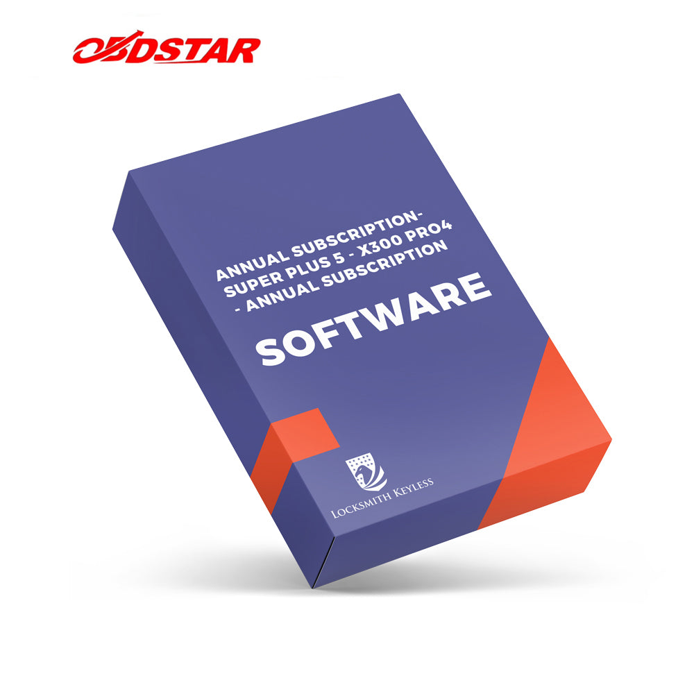 OBDSTAR Super Plus 5 X300 Pro4 Annual Subscription