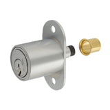 OLYMPUS LOCK  - 300SD - Sliding Door Plunger Lock - N Series National - 26D - Satin Chrome - KA 103