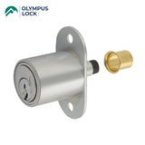 OLYMPUS LOCK  - 300SD - Sliding Door Plunger Lock - N Series National - 26D - Satin Chrome - KA 107