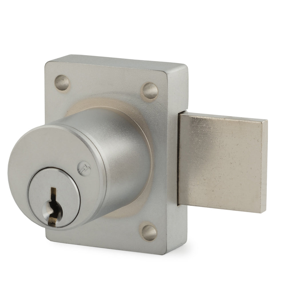 OLYMPUS LOCK  - 700S - Cabinet Door Deadbolt Lock - 1-1/8" - Schlage C - 26D - Satin Chrome - KA 101 - Grade 1