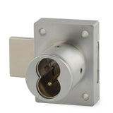 OLYMPUS LOCK  - 721DR - IC Core Deadbolt Cabinet Door Lock - BEST SFIC - 26D - Satin Chrome - Grade 1