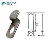 OLYMPUS LOCK  - DCNP - 3" Heavy Duty Straight Cam - Satin Chrome