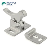 OLYMPUS LOCK - EC Series - Elbow Catch Heavy Duty - Satin Chrome