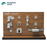 OLYMPUS LOCK   - Display Board - Includes Large Pin, Small Pin, Interchangeable Core and Padlockable Cam Lock