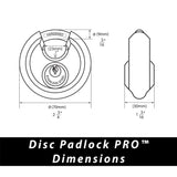 PACLOCK Disc Padlock PRO “1000PRO-70” Series