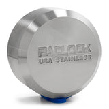 PACLOCK Hidden-Shackle Stainless Steel Flat Back Hockey-Puck-Style Lock â€œ2173S Series