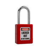 PACLOCK Thermoplastic 7-Pin Lock - Tag Out Padlock with Shackle Spread 3/4″ and Keyways PR1 “PL410-PRO” Series