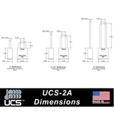 PACLOCK Medium-Duty Aluminum Padlock “UCS-2A” Series