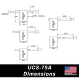 PACLOCK Universal Trailer Coupler Lock “UCS-79A” Series