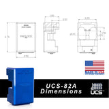 PACLOCK Hidden-Shackle Aluminum Container Door Lock “UCS-82A” Series