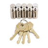 PACLOCK UCS Keyed Alike Cylinders Starter Pack 5 Pack Cylinders w/5 Keys  KA5-5