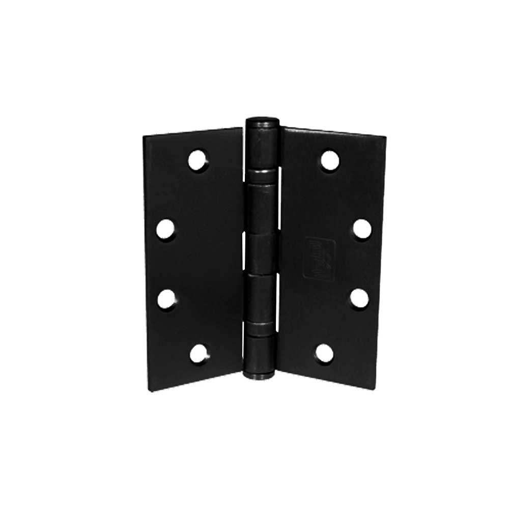 PBB - PB814040800 - Plain Bearing Full Mortise 4.0x4.0" 800 US1D Black Powder Coat Architectural Steel Hinge