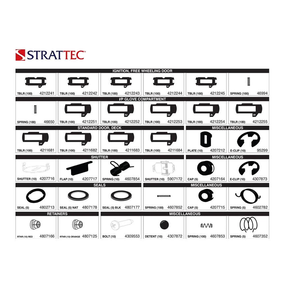 2010 - 2014 Strattec Cadillac Chevrolet Pontiac Pinning Kit / 7012939