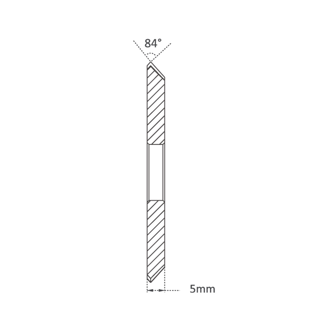 High Grade HSS M35 80mm (84Â°) Angle Milling Cutter for JMA, Silca & Keyline - P-1070