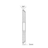 High Grade HSS M35 80mm (84Â°) Angle Milling Cutter for JMA, Silca & Keyline - P-1070