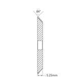 High Grade HSS M35 60.4mm (84Â°) Angle Milling Cutter for Gladaid GL & Silca Delta - P-1082