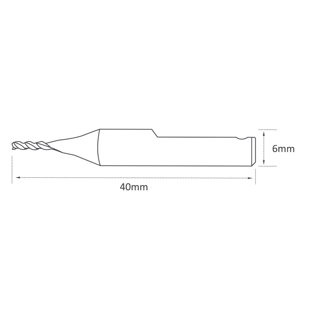 High Grade Carbide 1.5mm End Mill Cutter for Keyline Bianchi 994 - P-1573