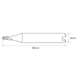 High Grade Carbide 3mm End Mill Cutter for Silca Quattrocode, Silca Triax - P-1716