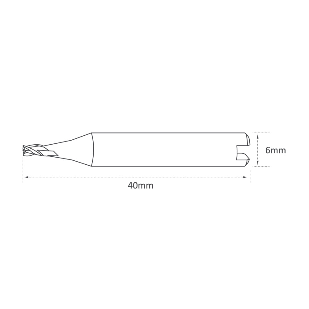 High Grade Swiss Grade Carbide 2mm End Mill Cutter for Silca Quattrocode, Silca Triax - P-1733