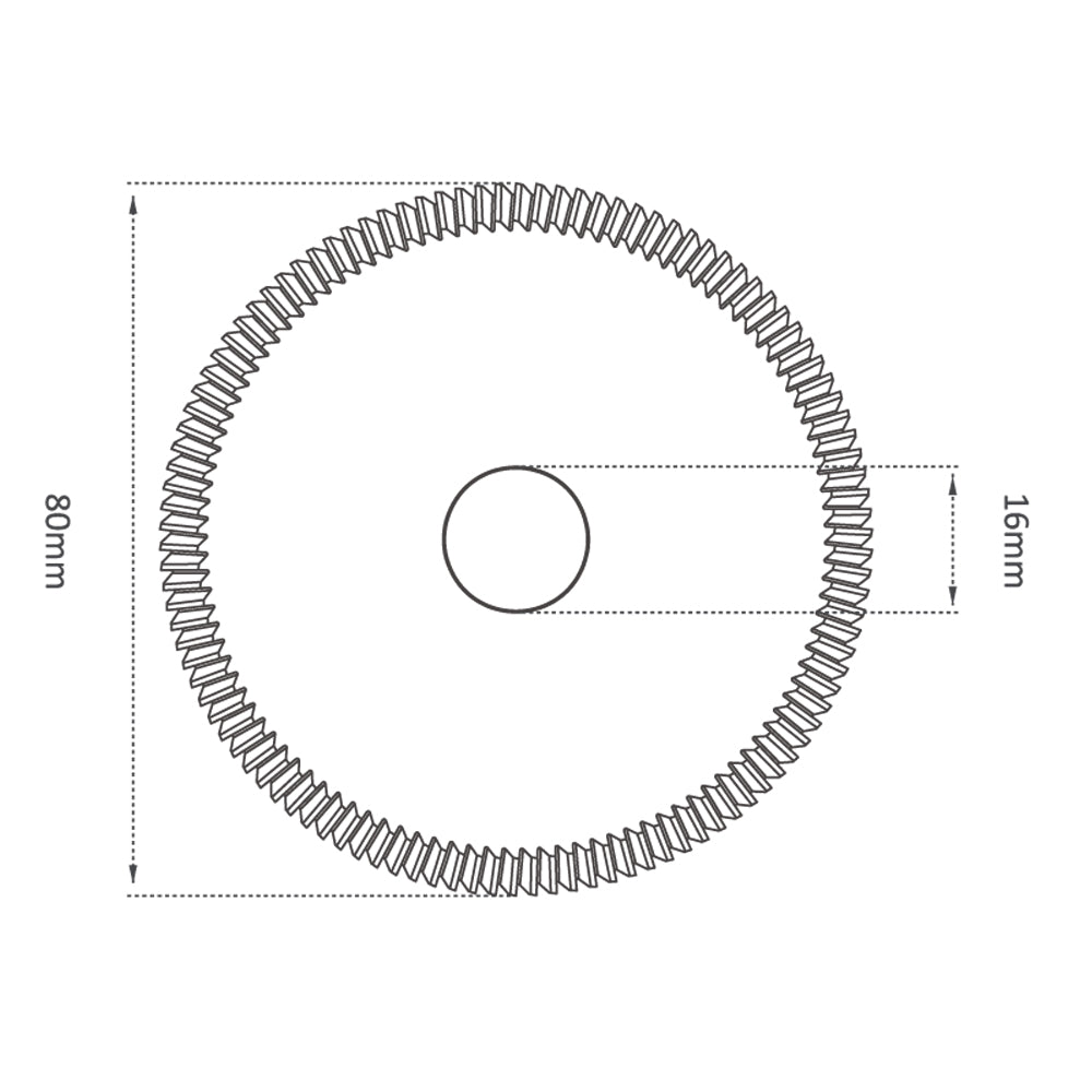 High Grade HSS M35-Coating 80mm (84Â°) Angle Milling Cutter for JMA, JZ, Keyline & Silca - P-1767