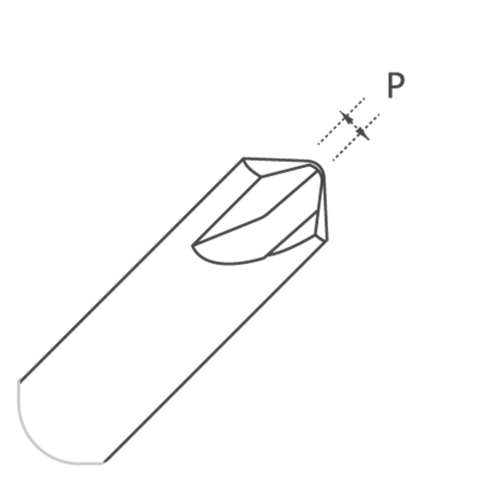 High Grade Carbide 0.8mm (90Â°) Dimple Cutter for Silca Quattrocode, Silca Triax - P-2157