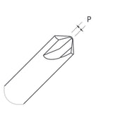 High Grade Carbide 0.8mm (90Â°) Dimple Cutter for Silca Quattrocode, Silca Triax - P-2157