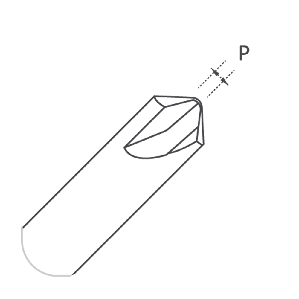 High Grade Carbide 0.8mm (100Â°) Dimple Cutter for Silca Quattrocode, Silca Triax - P-2841