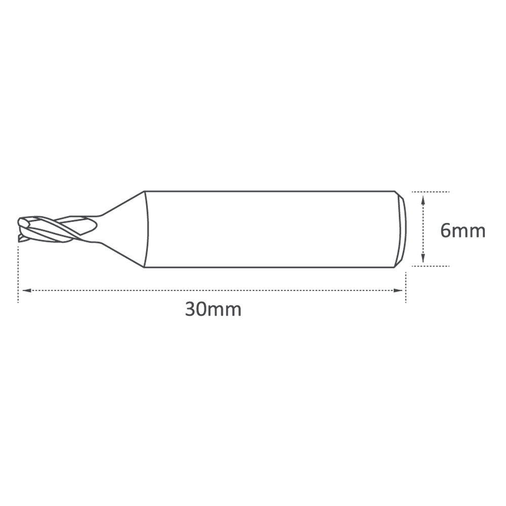 High Grade Carbide 2.5mm End Mill Cutter for Silca Futura - P-3152