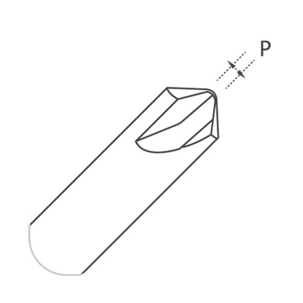 High Grade Carbide 0.4mm (110Â°) Dimple Cutter for Silca Futura - P-3408