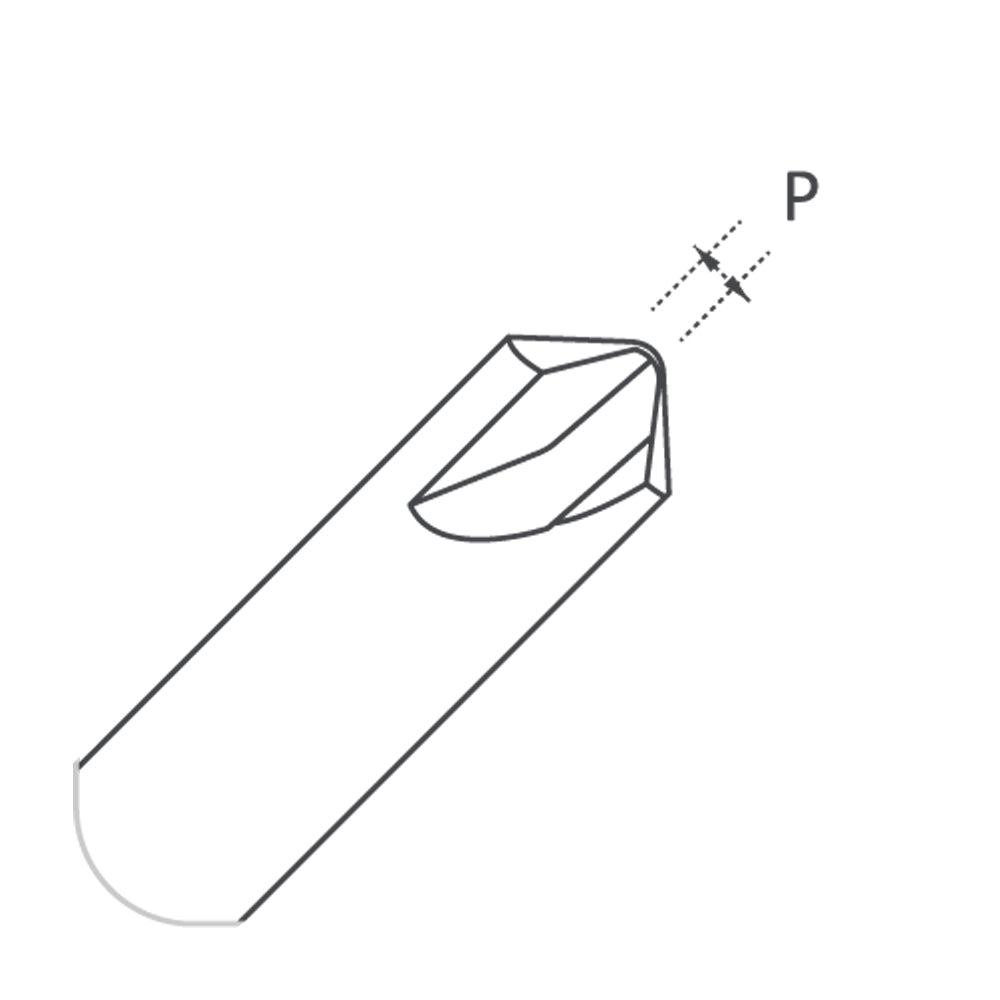 High Grade Carbide 0.7mm (80Â°) Dimple Cutter for Silca Quattrocode & Silca Triax - P-3501