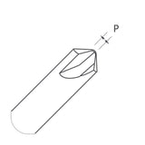 High Grade Carbide 0.7mm (80Â°) Dimple Cutter for Silca Quattrocode & Silca Triax - P-3501