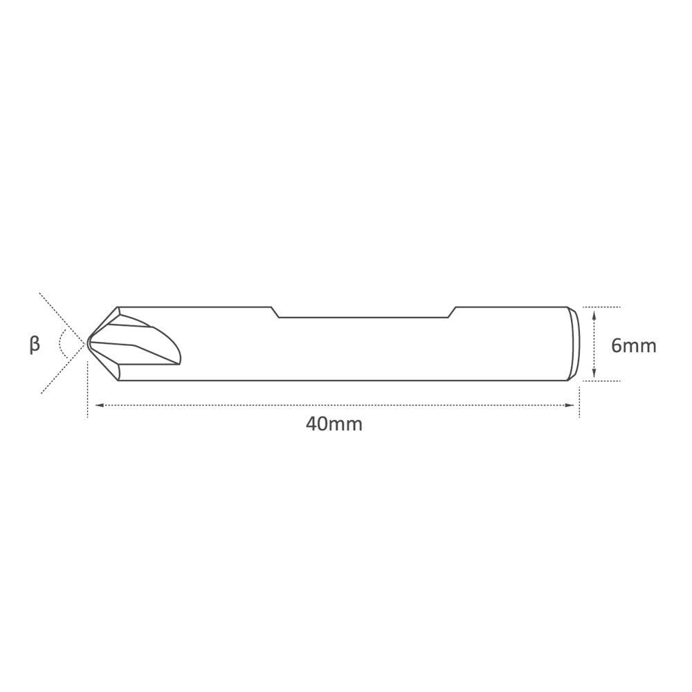 High Grade Carbide 0.7mm (80Â°) Dimple Cutter for Silca Quattrocode & Silca Triax - P-3501