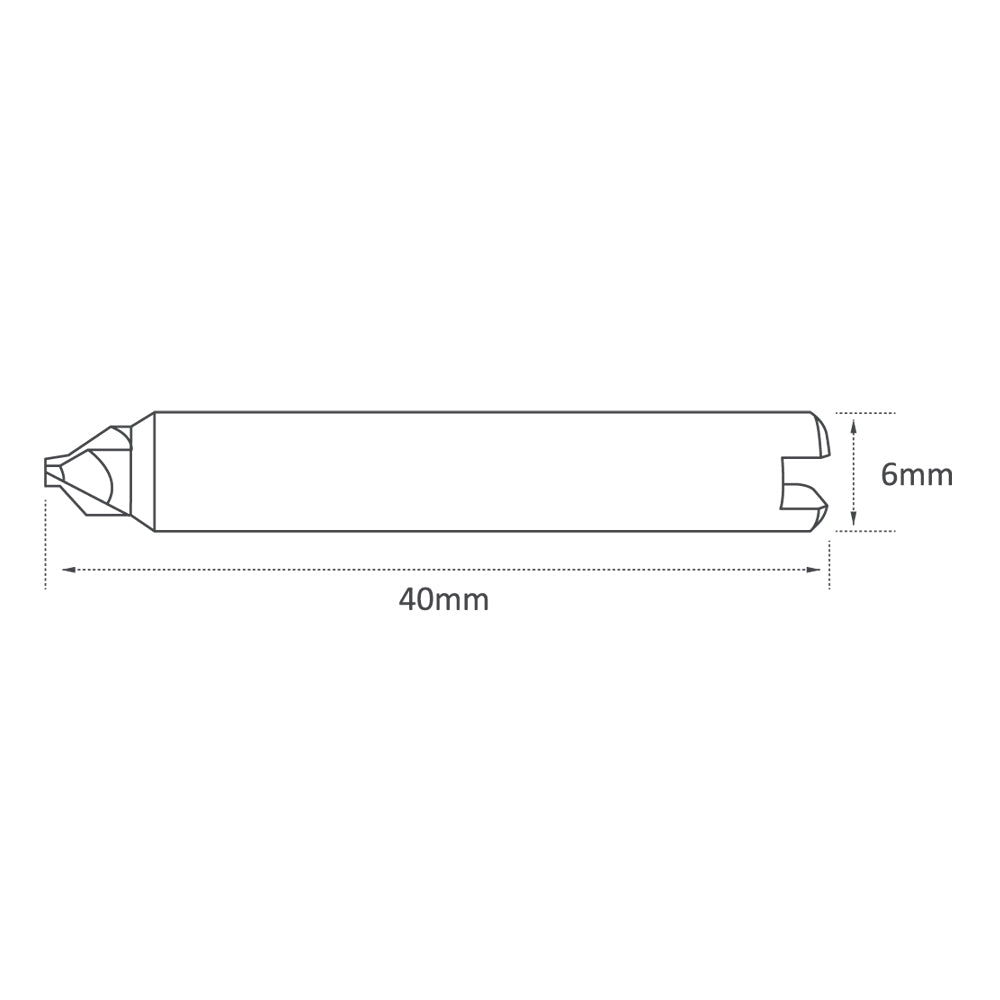 High Grade Swiss Grade Carbide 2mm End Mill Cutter for Silca Quattrocode & Silca Triax - P-3912