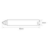 High Grade Swiss Grade Carbide 2mm End Mill Cutter for Silca Quattrocode & Silca Triax - P-3912