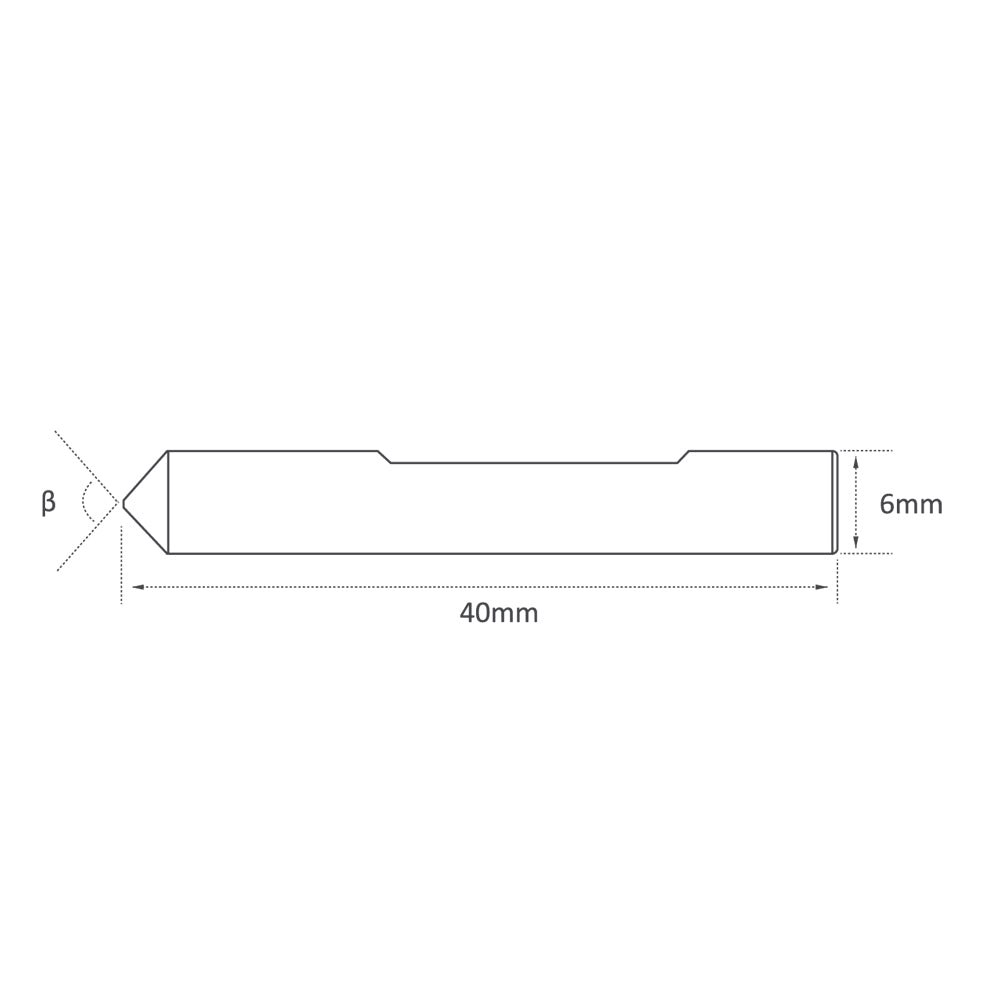 High Grade Carbide 0.8mm (80Â°) Tracer Point for JMA X-Code & Silca Idea - P-4016